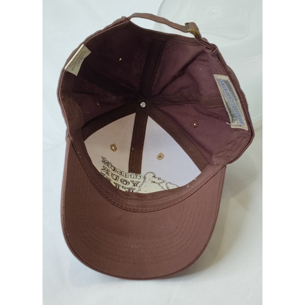 Check Your Fly Lure Cap Hat Paramount Outdoors Baseball Brown Adj VTG‎ SEE 📸 - Picture 7 of 16